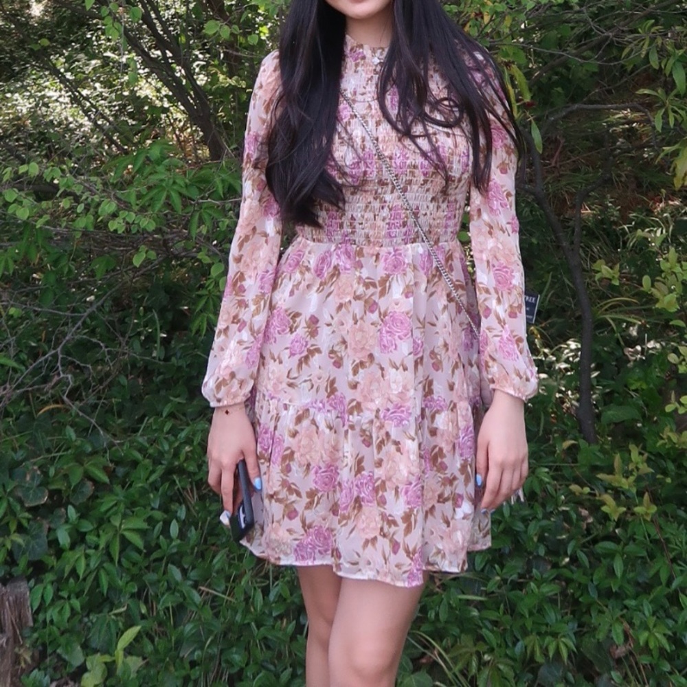 Floral Pink Dress